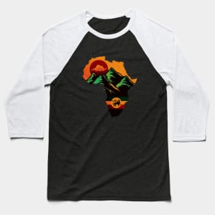 Africa Zion Rasta Baseball T-Shirt